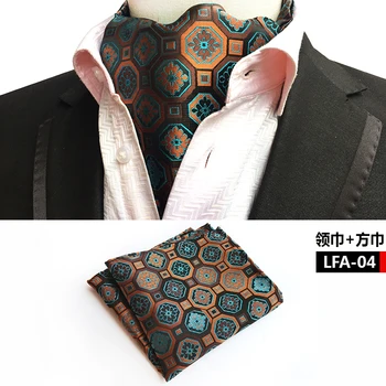 2 Pcs/Set Luxury Men Formal Scarf Set Golden Green Floral Pattern Scarves with Pocket Square
2 Pcs/Set Luxury Men Formal Scarf Set Golden Green Floral Pattern Scarves with Pocket Square
