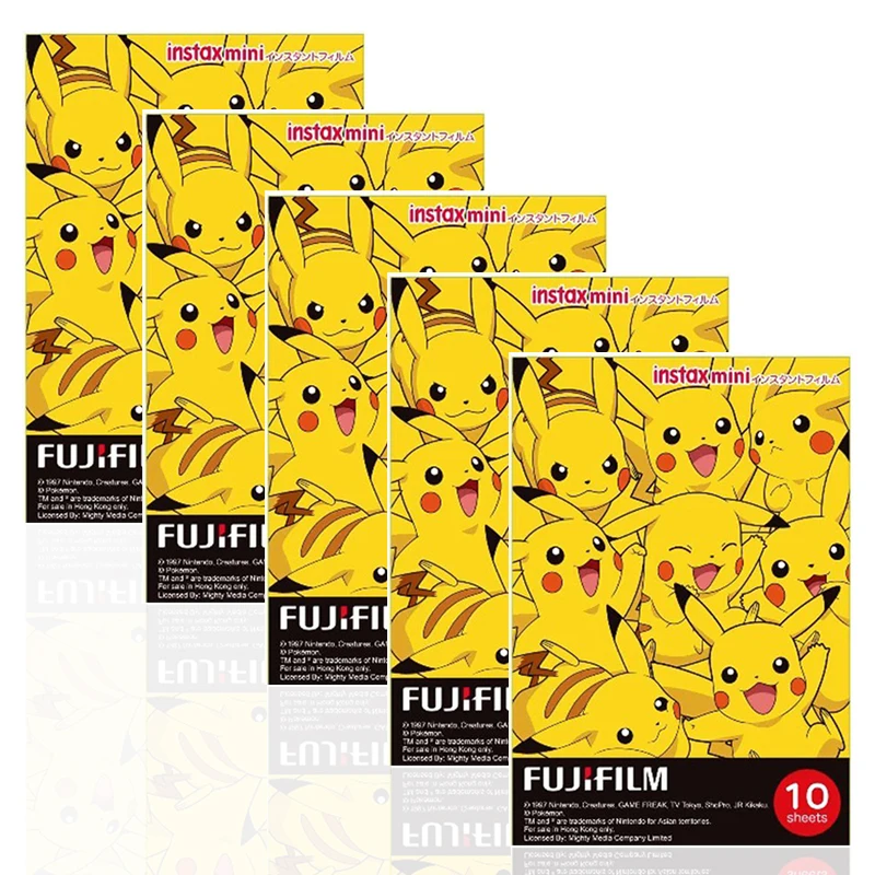 Fujifilm Instax Mini Pokemon Instant 50 Film for Fuji Mini 7s 8 8+ 9 25 50s 70 90 300 SP-1 2 Printer
Fujifilm Instax Mini Pokemon Instant 50 Film for Fuji Mini 7s 8 8+ 9 25 50s 70 90 300 SP-1 2 Printer