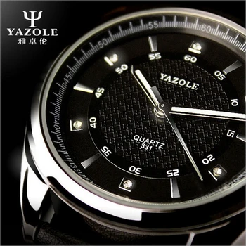 Men Watches Top Brand Luxury YAZOL Men Military Sport Wrist Watch Leather Quartz Watch Male Clock Christmas Gifts relogio
Men Watches Top Brand Luxury YAZOL Men Military Sport Wrist Watch Leather Quartz Watch Male Clock Christmas Gifts relogio