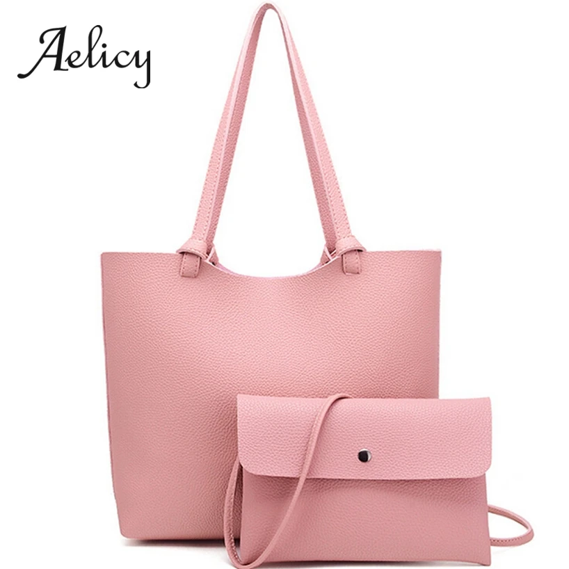 Aelicy Women Leather Litchi Stria Handbag+Crossbody Clutch Bag 2pcs female Fashion Shopping Single Shoulder Tote Bags 1 set
Aelicy Women Leather Litchi Stria Handbag+Crossbody Clutch Bag 2pcs female Fashion Shopping Single Shoulder Tote Bags 1 set