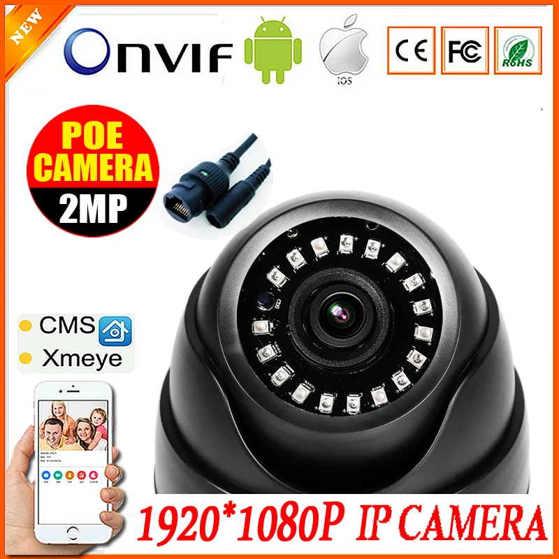 

2.8mm wide IP Camera 1080P 960P 720P ONVIF P2P Motion Detection RTSP email alert XMEye 48V POE Surveillance CCTV HOME INDOOR