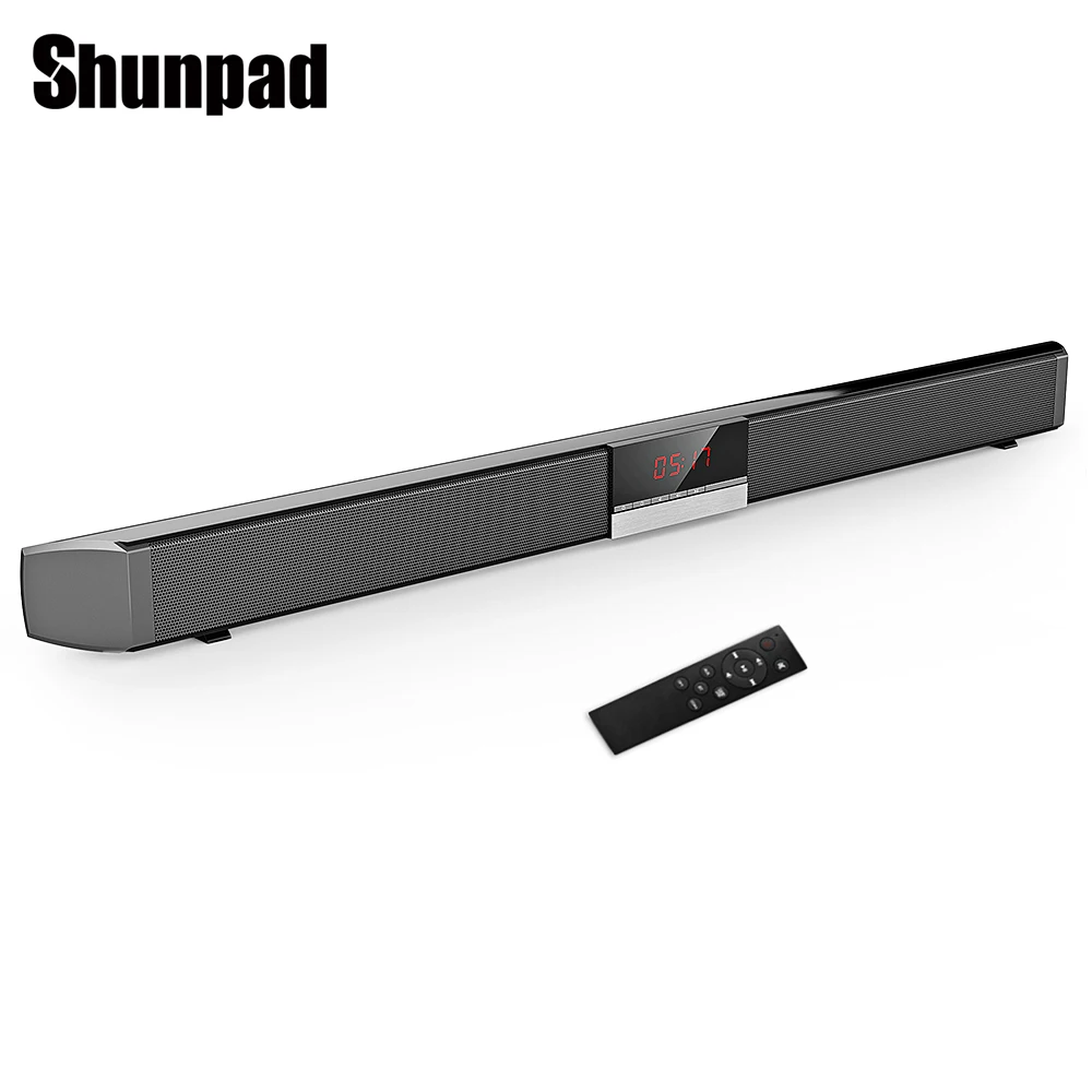 NEW Shunpad S-R100 Wireless Bluetooth Soundbar Stereo Speaker With LED Display Loudspeaker MIC Remote Control AUX TV Soundbar
NEW Shunpad S-R100 Wireless Bluetooth Soundbar Stereo Speaker With LED Display Loudspeaker MIC Remote Control AUX TV Soundbar