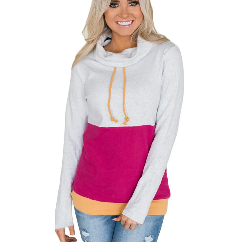 2018 Fashion Autumn Winter Women Hooded Sweatshirt Lady Long Sleeve Patchwork Pullovers Sweatshirts Plus Size Loose Female Coat
2018 Fashion Autumn Winter Women Hooded Sweatshirt Lady Long Sleeve Patchwork Pullovers Sweatshirts Plus Size Loose Female Coat