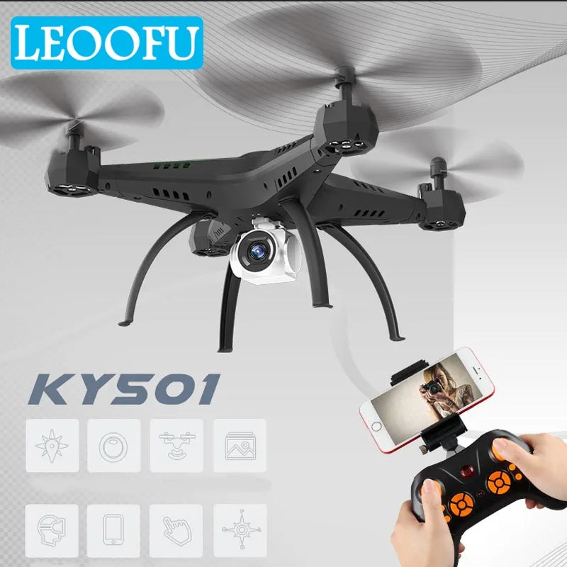LEOOFU large size wifi camera drone real time transmission rc helicopter quadcopter headless mode drone toys christmas gift
LEOOFU large size wifi camera drone real time transmission rc helicopter quadcopter headless mode drone toys christmas gift