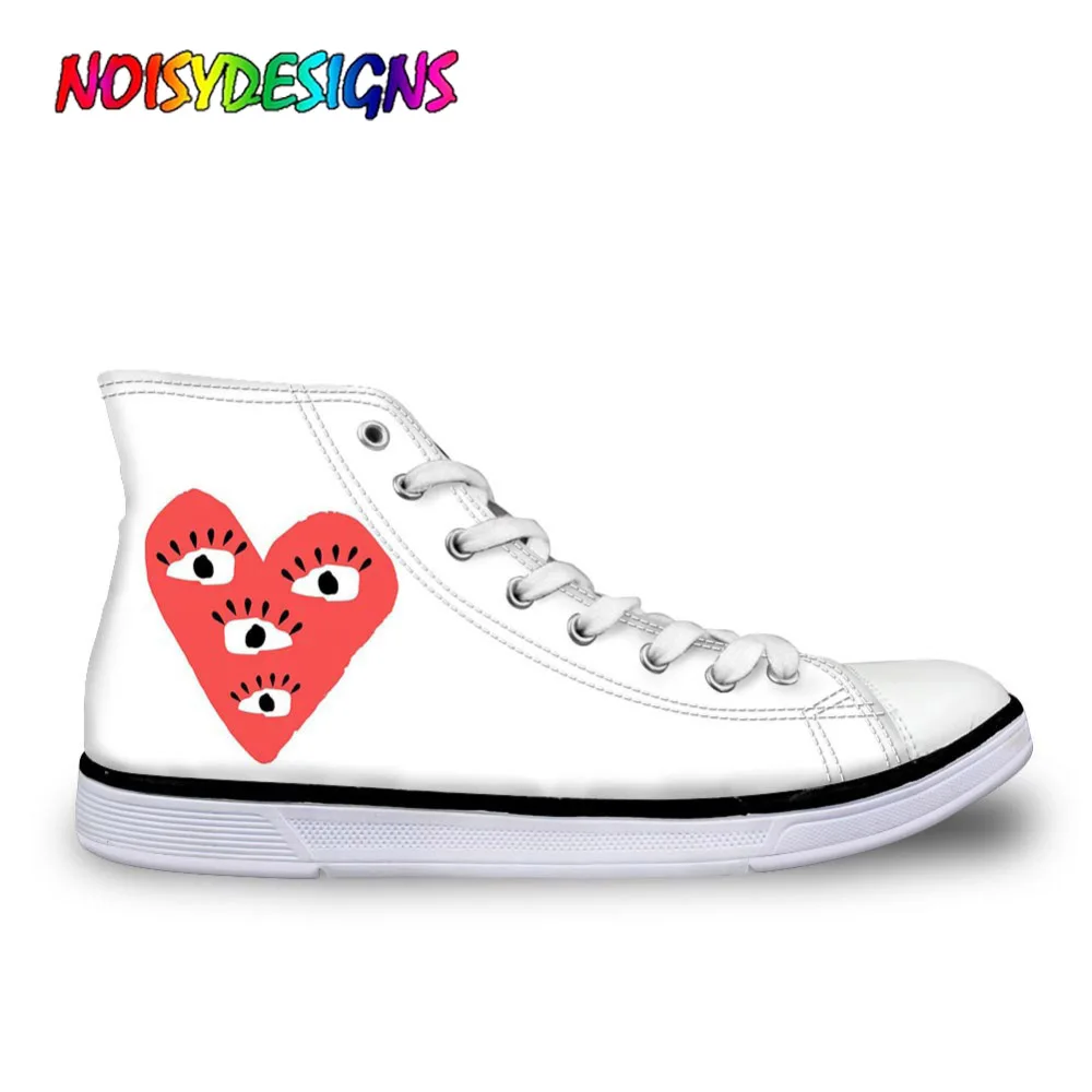 NOISYDESIGNS Women Shoes Doodle Heart With Eye Flats Vulcanize Shoes Female Casual High Top Canvas Shoes Fashion Print Sneakers
NOISYDESIGNS Women Shoes Doodle Heart With Eye Flats Vulcanize Shoes Female Casual High Top Canvas Shoes Fashion Print Sneakers