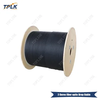 High quality 1000m/roll 2 cores fiber optic drop cable,black Single-Mode PVC LSZH sheath, outdoor Wire Type Fiber Optic Cable
High quality 1000m/roll 2 cores fiber optic drop cable,black Single-Mode PVC LSZH sheath, outdoor Wire Type Fiber Optic Cable
