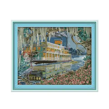 Ships Sailing Beautiful Landscape Cross Stitch Kit Handmade DIY Wall Decorations Hanging Painting Embroidered Figure
Ships Sailing Beautiful Landscape Cross Stitch Kit Handmade DIY Wall Decorations Hanging Painting Embroidered Figure