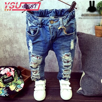 New Jeans Kids Children Broken Hole Pants Trousers 2019 Baby Boys Girls Jeans Brand Fashion Autumn 2-7Yrs Kids Trousers Clothes
New Jeans Kids Children Broken Hole Pants Trousers 2019 Baby Boys Girls Jeans Brand Fashion Autumn 2-7Yrs Kids Trousers Clothes