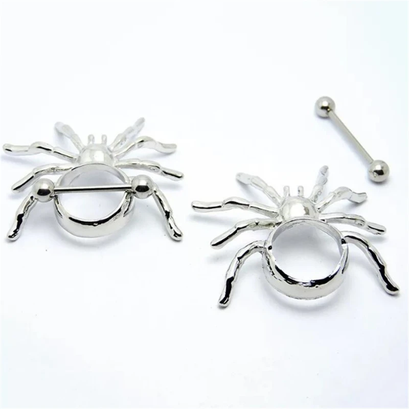 2PCS New Fashion Style Dangle Nipple Rings Punk Animal Spider Sexy Women Nipple Rings Jewelry Creative Body Piercing Gift
2PCS New Fashion Style Dangle Nipple Rings Punk Animal Spider Sexy Women Nipple Rings Jewelry Creative Body Piercing Gift