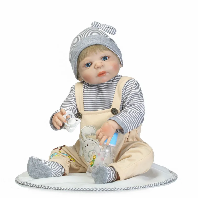 Reborn menino NPK 23" Full silicone reborn baby boy dolls blonde hair wig lifelike newborn baby alive dolls for girls kids
Reborn menino NPK 23" Full silicone reborn baby boy dolls blonde hair wig lifelike newborn baby alive dolls for girls kids