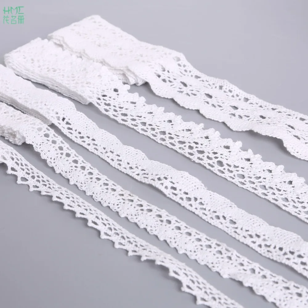 10yard White/Ivory/Black Mixed Size Knitting Cotton Lace Trim Ribbon for DIY Apparel Sewing Handmade Craft Accessories
10yard White/Ivory/Black Mixed Size Knitting Cotton Lace Trim Ribbon for DIY Apparel Sewing Handmade Craft Accessories