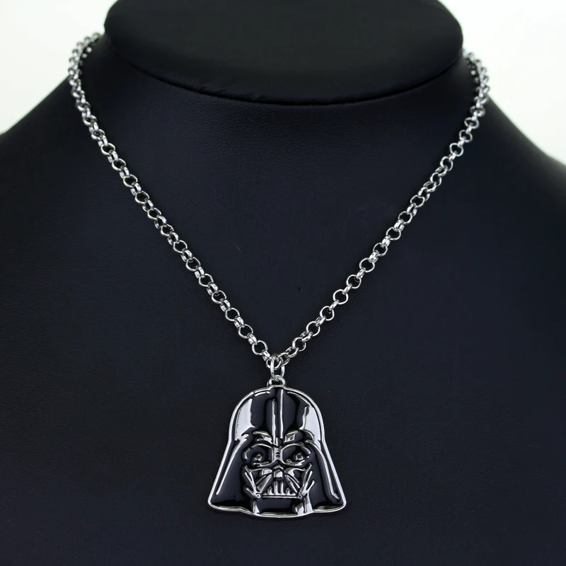 Star Wars Necklace Fashion Darth Vader Mask Black Metal Pendant Necklace For Women And Men Charm Jewelry Collection Gifts
Star Wars Necklace Fashion Darth Vader Mask Black Metal Pendant Necklace For Women And Men Charm Jewelry Collection Gifts