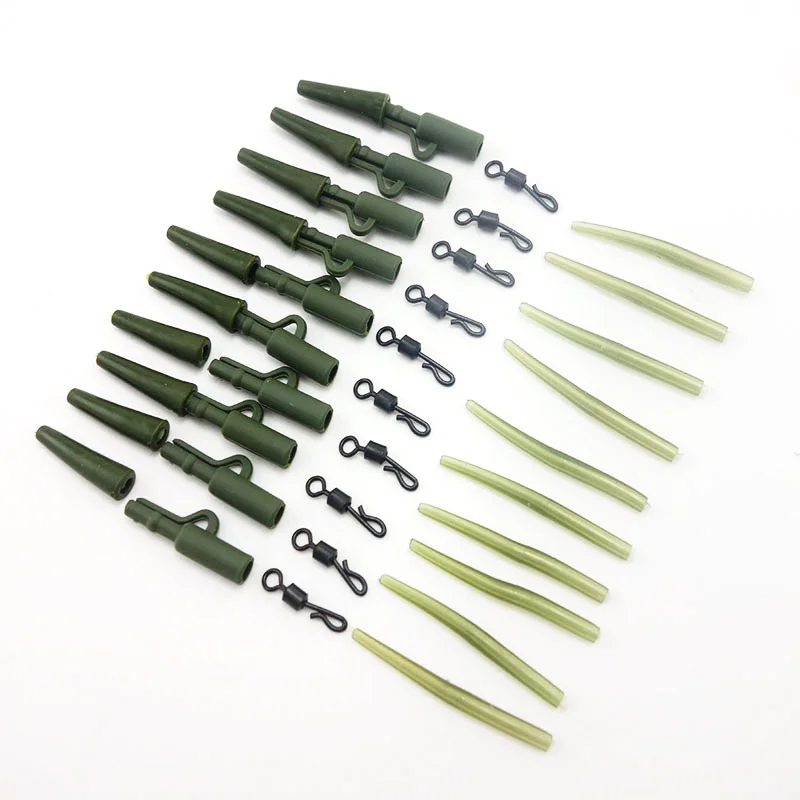 1Set Total 40pcs Carp Fishing Lead Clips Quick Change Snap Clips and Tail Rubber Connector for Carp Fishing Rigs
1Set Total 40pcs Carp Fishing Lead Clips Quick Change Snap Clips and Tail Rubber Connector for Carp Fishing Rigs
