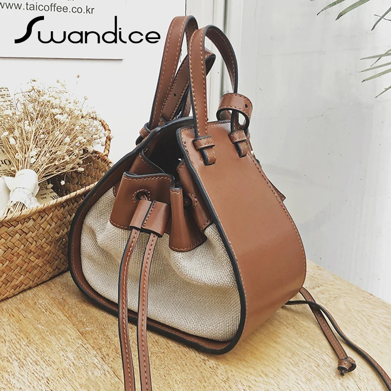 Linen Fabric Drawstring Small Bucket Handbags Tassel Patchwork Crossbody Messenger Shoulder Bags Tote 2019 Women Female Ladies
Linen Fabric Drawstring Small Bucket Handbags Tassel Patchwork Crossbody Messenger Shoulder Bags Tote 2019 Women Female Ladies