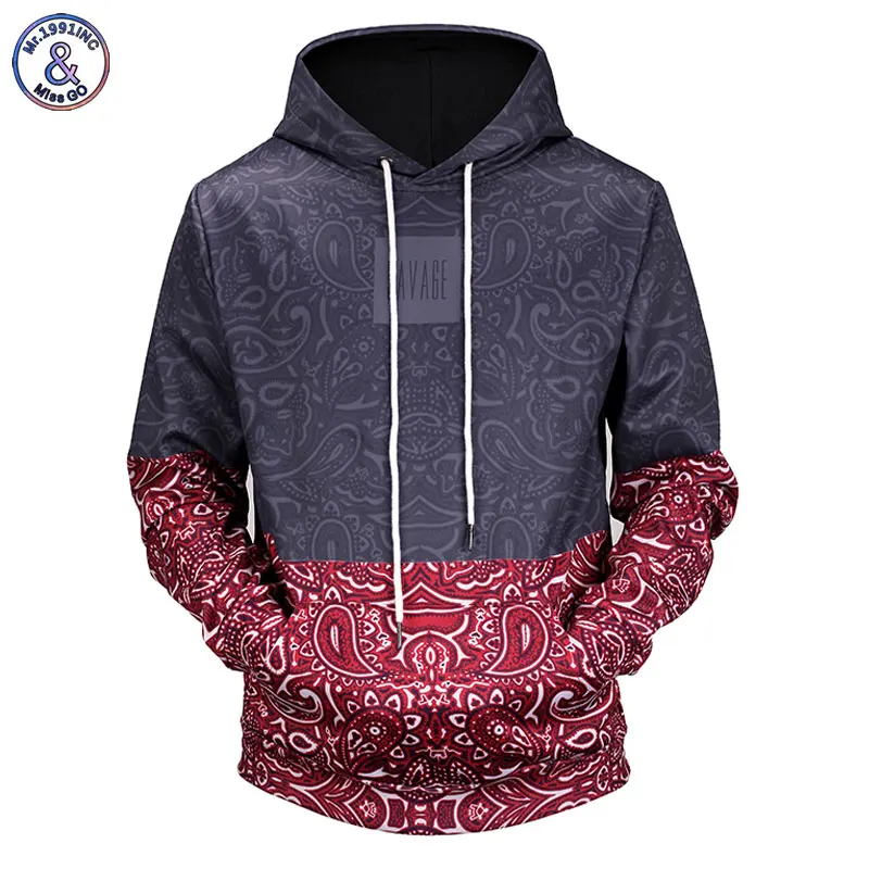 Mr.1991INC New 2018 Paisley Floral Stitching 3D Printed Men/Women Hooded Hoodies Funny Design Drawstring 3d Sweatshirts H12051
Mr.1991INC New 2018 Paisley Floral Stitching 3D Printed Men/Women Hooded Hoodies Funny Design Drawstring 3d Sweatshirts H12051