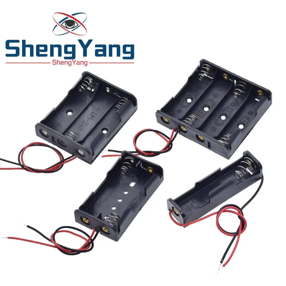ShengYang 1pc AAA Size 5 Battery Storage Box Case Holder Leads With 1 2 3 4 Slots Container Bag DIY Standard Batteries Charging
ShengYang 1pc AAA Size 5 Battery Storage Box Case Holder Leads With 1 2 3 4 Slots Container Bag DIY Standard Batteries Charging