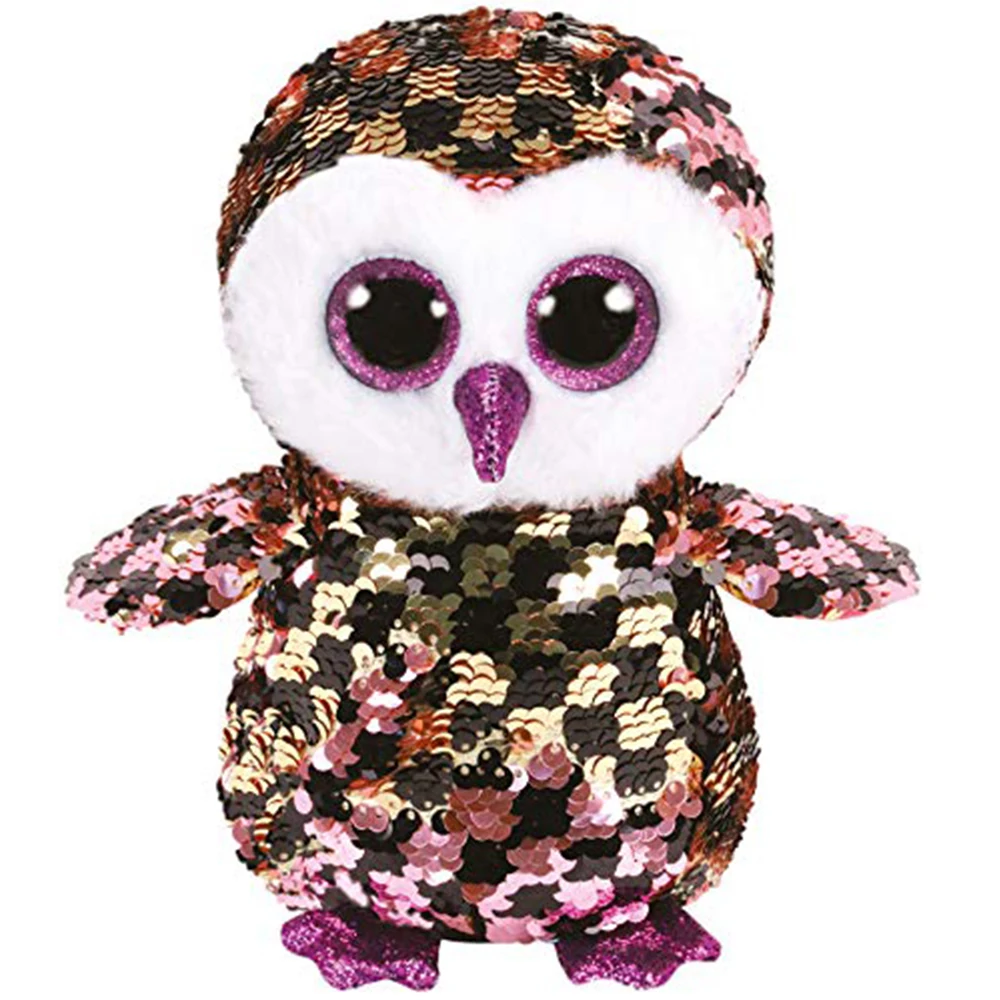 Pyoopeo Ty Sequins Flippables 6" 15cm Checks the Owl Plush Regular Stuffed Animal Bird Collection Doll Toy with Heart Tag
Pyoopeo Ty Sequins Flippables 6" 15cm Checks the Owl Plush Regular Stuffed Animal Bird Collection Doll Toy with Heart Tag