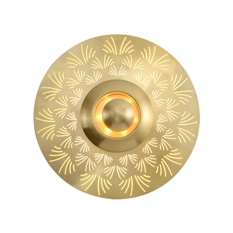 Nordic Full Brass Wall lamps Creative Living room Wall Decorate Lighting Modern simple Round Bedroom Bedside Wall mounted light
Nordic Full Brass Wall lamps Creative Living room Wall Decorate Lighting Modern simple Round Bedroom Bedside Wall mounted light