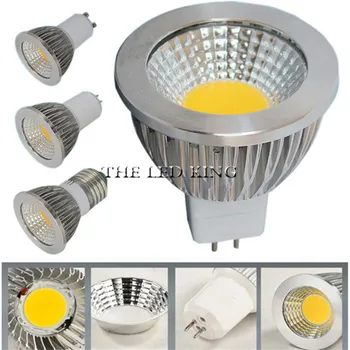 

1- 10X LED Light Bulb Spotlight GU10 MR16 E27 9W 12W 15W 18W 220V 230V COB Chip Beam Angle 24 120degree Spotlight For Table Lamp