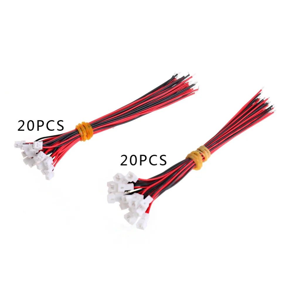 M89C20Pair Micro JST PH 1 25 2 контактный мужской женский разъем с проволочные кабели 100 мм |
