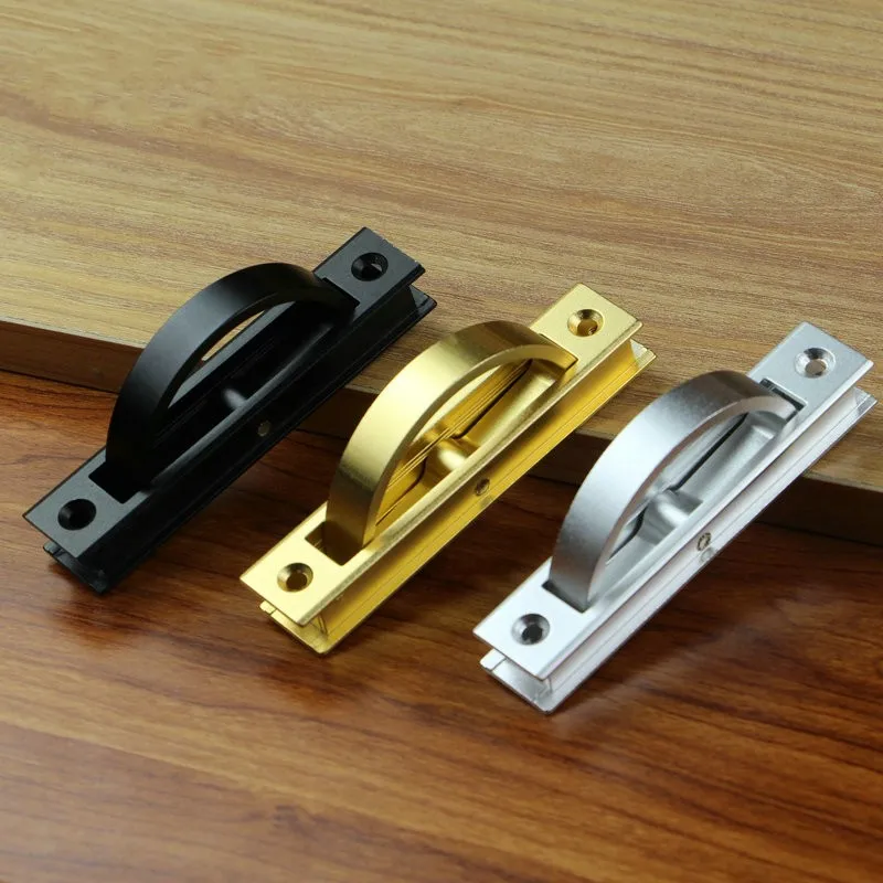 Tatami Concealed Recessed Furniture Handle Aluminum Japanese Style