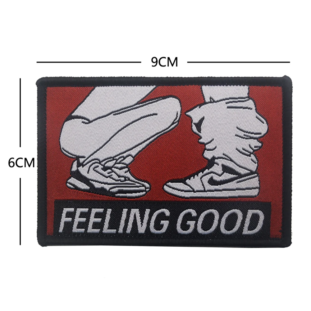 1pc Portable reusable Feeling Good embroidery badge DIY Apparel Armband Clothes Backpack Hat Patch
1pc Portable reusable Feeling Good embroidery badge DIY Apparel Armband Clothes Backpack Hat Patch