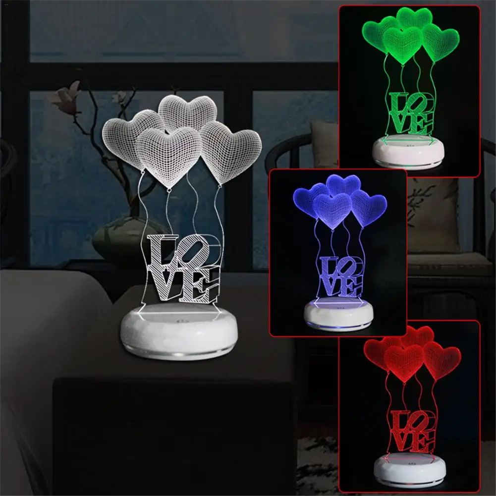 Touch Type Four Hearts LOVE 3D Night Light Seven Colors Acrylic Visual Light Creative Night Light Dropship 7.13
Touch Type Four Hearts LOVE 3D Night Light Seven Colors Acrylic Visual Light Creative Night Light Dropship 7.13
