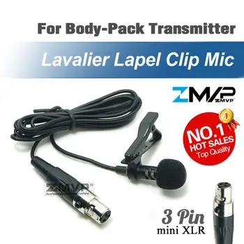Professional Lavalier Lapel Tie Clip Cardioid Condenser Microphone For Shure Wireless Body-Pack Transmitter mini 3 Pin XLR TA3F
Professional Lavalier Lapel Tie Clip Cardioid Condenser Microphone For Shure Wireless Body-Pack Transmitter mini 3 Pin XLR TA3F