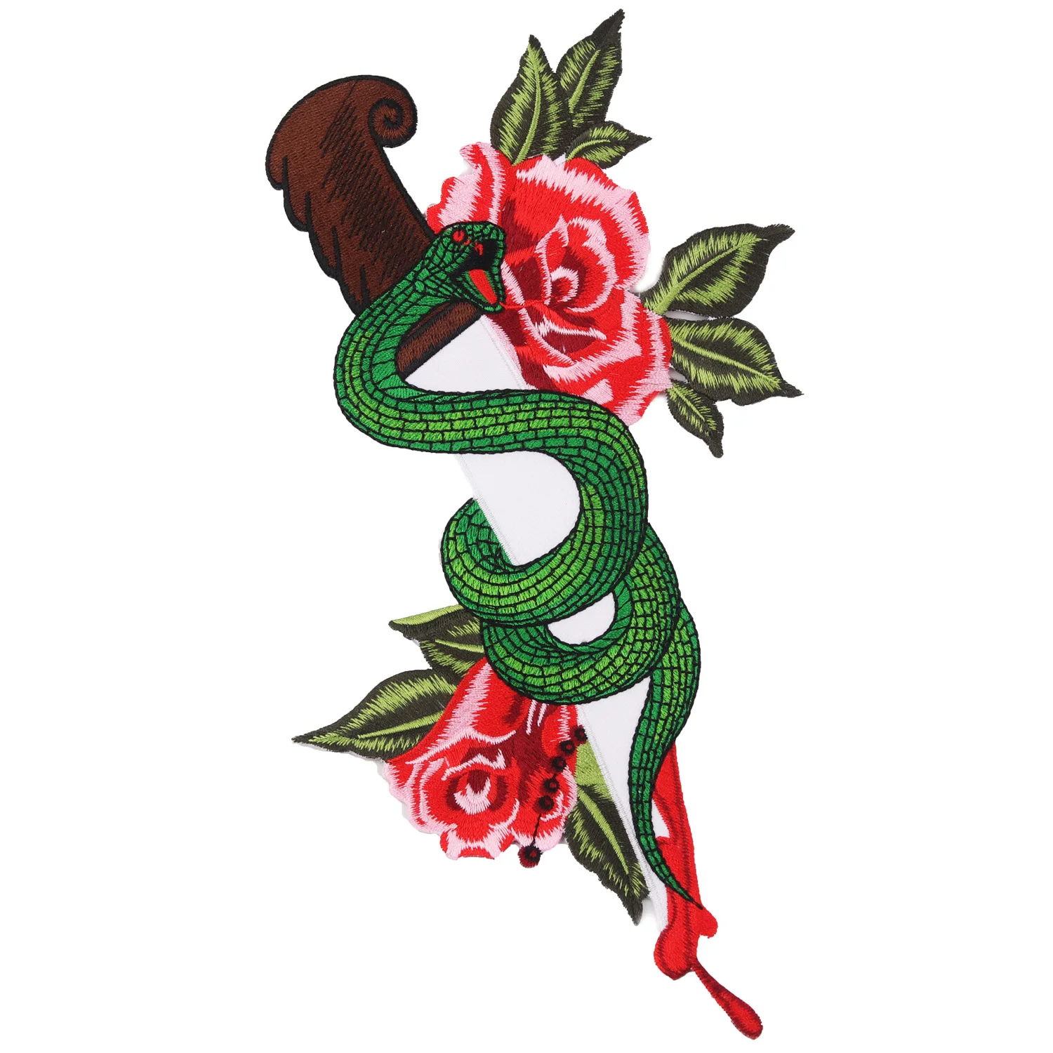 Cartoon Big Snake Applique Embroidery Flower Patches for Clothing Iron on Jeans Accessories Diy Sewing Red Rose Animal Badges
Cartoon Big Snake Applique Embroidery Flower Patches for Clothing Iron on Jeans Accessories Diy Sewing Red Rose Animal Badges