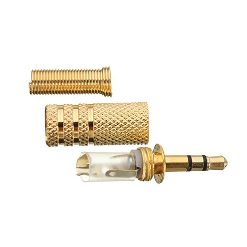 Newly 2Pcs 3.5mm Audio Stereo Jack Plug Connector Adapter Gold Plated Headphone Replacement DC128
Newly 2Pcs 3.5mm Audio Stereo Jack Plug Connector Adapter Gold Plated Headphone Replacement DC128