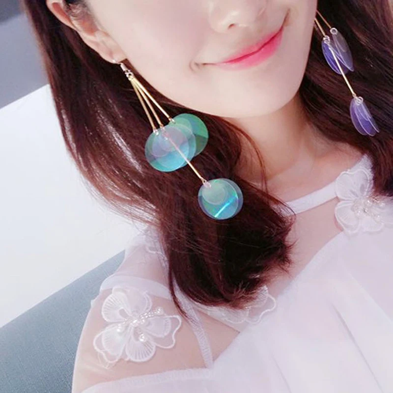 New Trendy Boho Multilayers Wafers Vintage Dangle Drop Gold Color Statement Earrings For Women Charm Summer Jewelry
New Trendy Boho Multilayers Wafers Vintage Dangle Drop Gold Color Statement Earrings For Women Charm Summer Jewelry