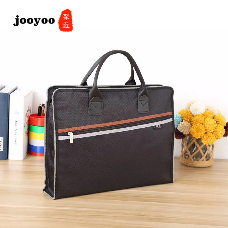 Man's Briefcase Double Zipper Document Bag Hand-held Document Bag Large Capacity Oxford Cloth Document Bags jooyoo
Man's Briefcase Double Zipper Document Bag Hand-held Document Bag Large Capacity Oxford Cloth Document Bags jooyoo