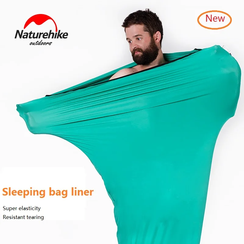 Спальный мешок NatureHike 200x80 см ультралегкий хлопковый спальный для мам подкладка