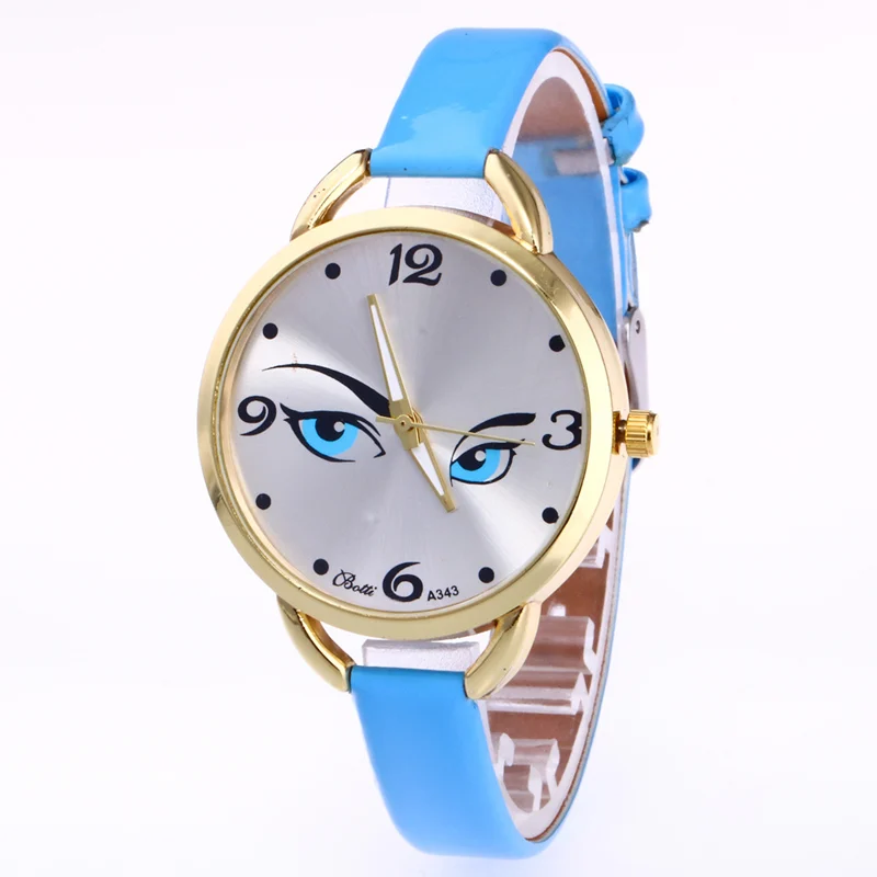 Watch Women Blue eye pattern fine Leather strap Wristwatch Trendy Watch Ladies Fashion Wristwatch Quartz Watch Relogio Masculino
Watch Women Blue eye pattern fine Leather strap Wristwatch Trendy Watch Ladies Fashion Wristwatch Quartz Watch Relogio Masculino