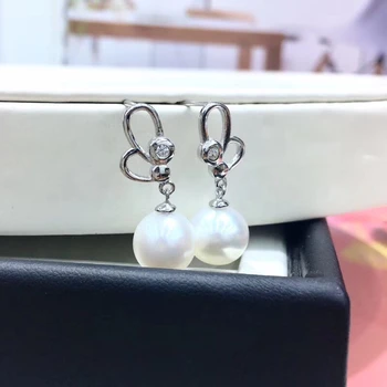 Hot Design S925 Silver Pearl Earrings Findings Stud Earrings Settings Mountings Parts Mounts for Wedding Gift Bridal Women
Hot Design S925 Silver Pearl Earrings Findings Stud Earrings Settings Mountings Parts Mounts for Wedding Gift Bridal Women
