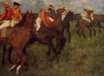 High quality Oil painting Canvas Reproductions Jockeys (1895) By Edgar Degas hand painted
High quality Oil painting Canvas Reproductions Jockeys (1895) By Edgar Degas hand painted