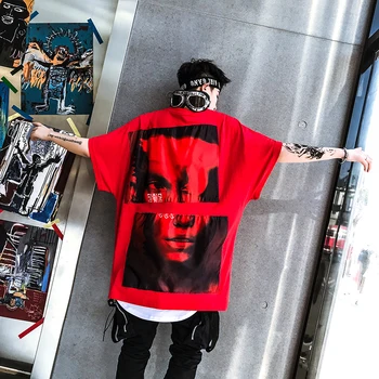 S-XXL!!Summer European and American face segmentation printing men's loose short-sleeved hip-hop hip hop youth couple T-shirt.
S-XXL!!Summer European and American face segmentation printing men's loose short-sleeved hip-hop hip hop youth couple T-shirt.