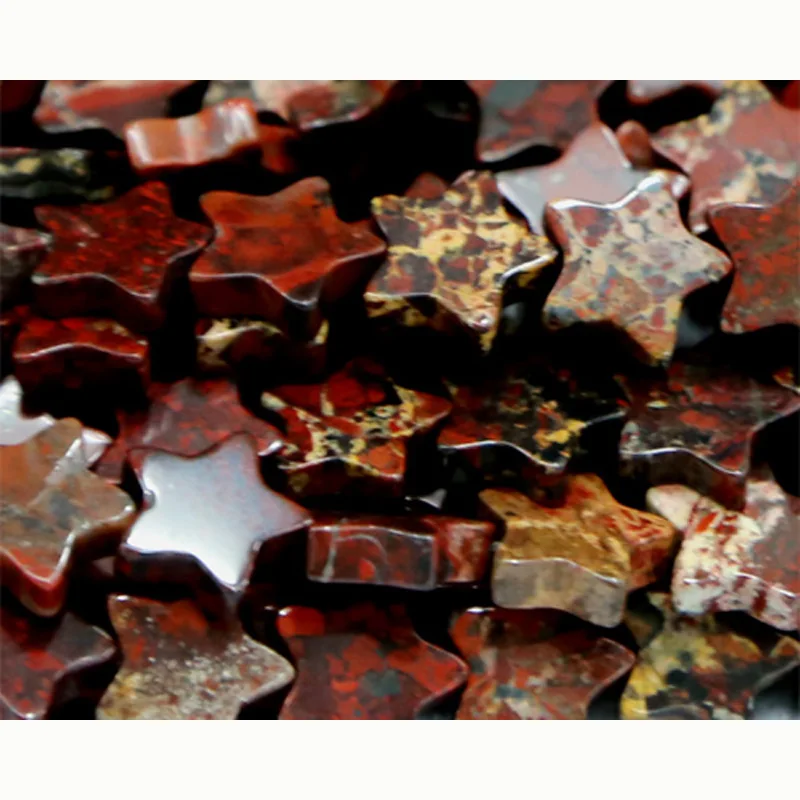 Wholesale Natural Red BRECCIATED Jasper Flat Star Shape Loose Small Beads 4-10mm Fit Jewelry DIY Necklace or Bracelet 15" 03081
Wholesale Natural Red BRECCIATED Jasper Flat Star Shape Loose Small Beads 4-10mm Fit Jewelry DIY Necklace or Bracelet 15" 03081