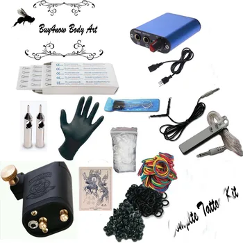 Tattoo Kit BEGINNER Rotary Tattoo Machine Needle Gun EQUIPMENT ink set tip tattoo accesories FREE SHIPPING
Tattoo Kit BEGINNER Rotary Tattoo Machine Needle Gun EQUIPMENT ink set tip tattoo accesories FREE SHIPPING