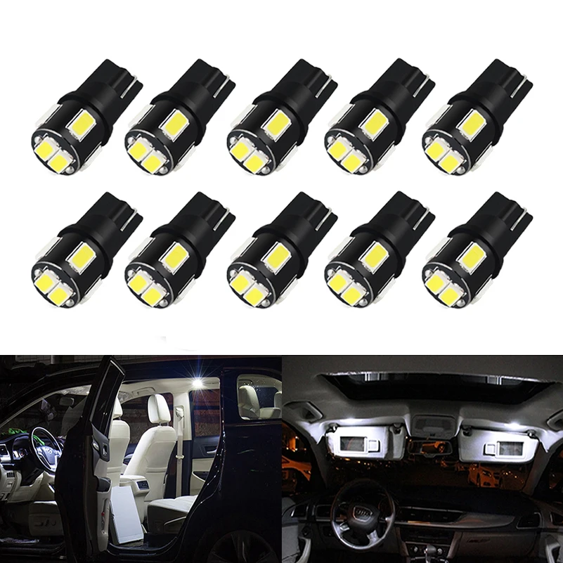 OXILAM 10x T10 W5W LED Bulb 194 168 Car Interior Dome Reading Light For Toyota Corolla RAV4 Yaris Prius Avensis Highlander Camry
OXILAM 10x T10 W5W LED Bulb 194 168 Car Interior Dome Reading Light For Toyota Corolla RAV4 Yaris Prius Avensis Highlander Camry