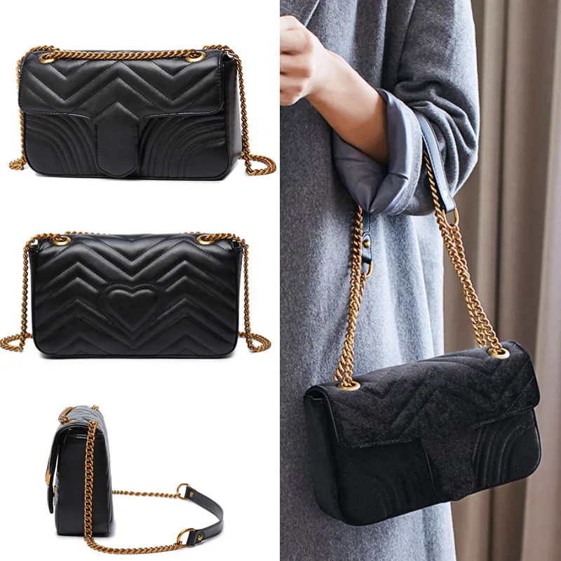 Luxury Designer GG Bags For Women Lady Genuine Leather Chain Shoulder Messenger Bag Purse Famous Brands Female Fashion Handbag
Luxury Designer GG Bags For Women Lady Genuine Leather Chain Shoulder Messenger Bag Purse Famous Brands Female Fashion Handbag