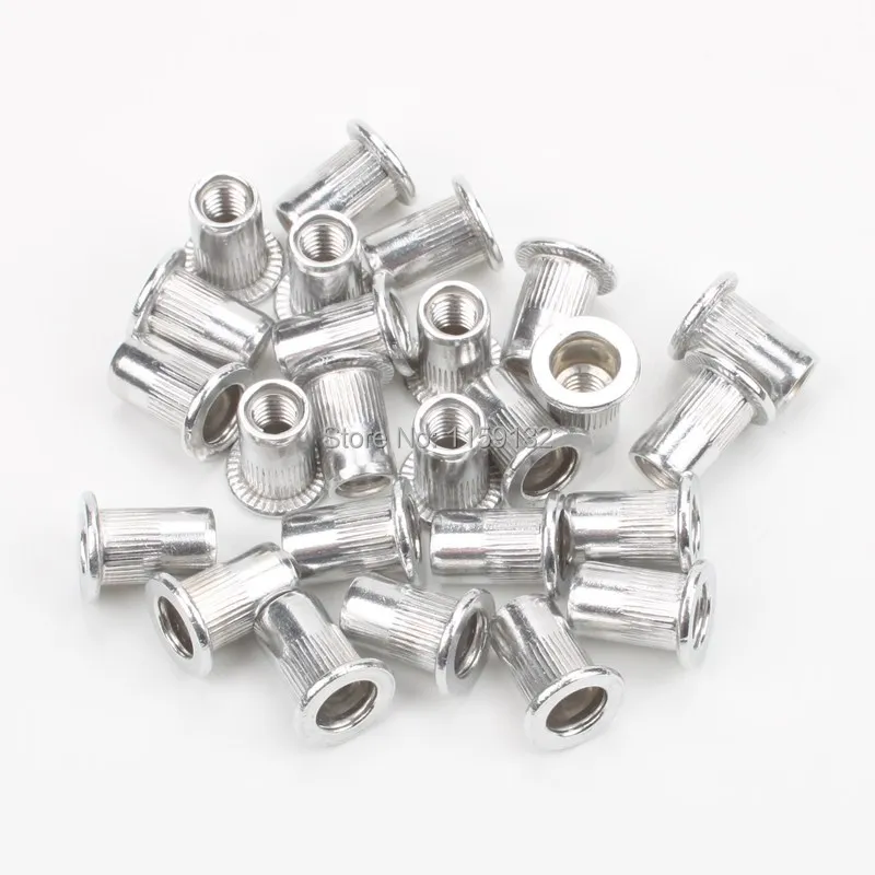 25pcs Switches M10 Threaded Rivet Nut Inserts Nutsert 10mm