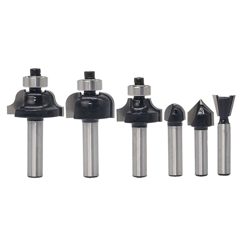 6PCS/SET 8MM Router Bits Set Professional Shank Tungsten Carbide Router Bit Cutter Set for Woodworking Engraving Tools Kit
6PCS/SET 8MM Router Bits Set Professional Shank Tungsten Carbide Router Bit Cutter Set for Woodworking Engraving Tools Kit