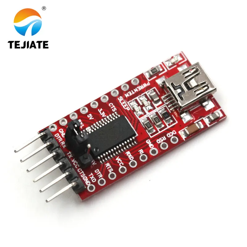 1 шт. высокое качество FT232RL FT232 FTDI USB 3 V 5 к TTL Серийный адаптер модуль мини-порт |