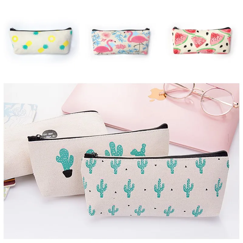 Kawaii canvas Pencil Case Creative Flamingo Pen Bags Potted Plant Pencil Box School Supplies Stationery Storage Kids Gifts
Kawaii canvas Pencil Case Creative Flamingo Pen Bags Potted Plant Pencil Box School Supplies Stationery Storage Kids Gifts