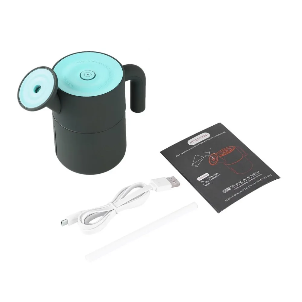 Portable ABS+PP USB Watering Pot Humidifier Delicate Shape 200ml Ultra Quiet Operation for Home & Office Air Humidifier DC 5V 2W
Portable ABS+PP USB Watering Pot Humidifier Delicate Shape 200ml Ultra Quiet Operation for Home & Office Air Humidifier DC 5V 2W