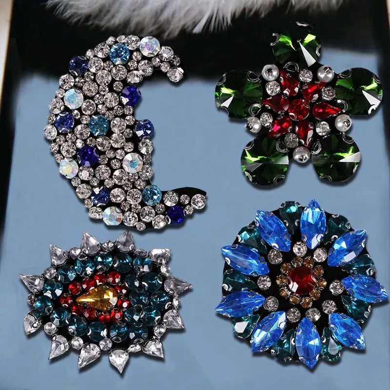 2Pcs Handmade Colorful Bead 3D Moon Five-pointed Star Bead Flower Patches For Clothes Hat Shoes Paste / DIY Accessories
2Pcs Handmade Colorful Bead 3D Moon Five-pointed Star Bead Flower Patches For Clothes Hat Shoes Paste / DIY Accessories