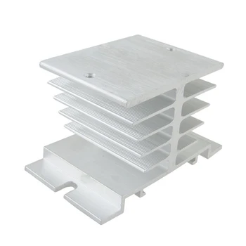2 Pcs Heat Dissipation Aluminum Heat Sinks for Single Phase Solid State Relay
2 Pcs Heat Dissipation Aluminum Heat Sinks for Single Phase Solid State Relay