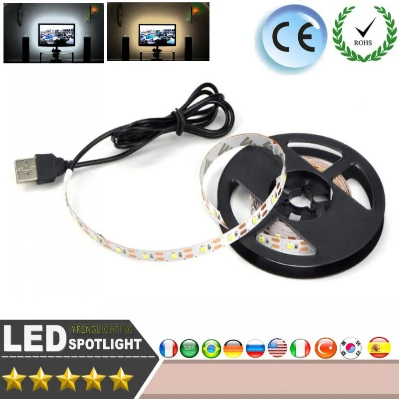 1m 3m 5m IP20 3528 SMD DC 5V USB charger power supply LED strip light RGB remote control USB cable adapter LED lamp Decor light
1m 3m 5m IP20 3528 SMD DC 5V USB charger power supply LED strip light RGB remote control USB cable adapter LED lamp Decor light