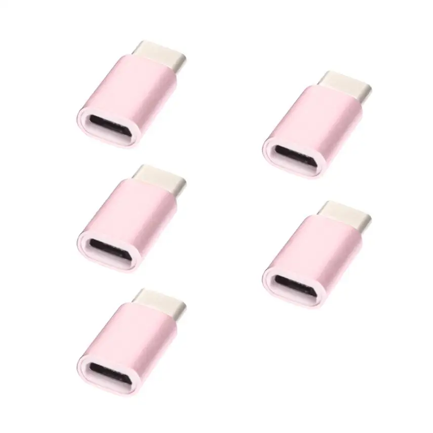 2016 Hot Selling Pink Mobile Phone font b Cable b font 5pack USB C font b